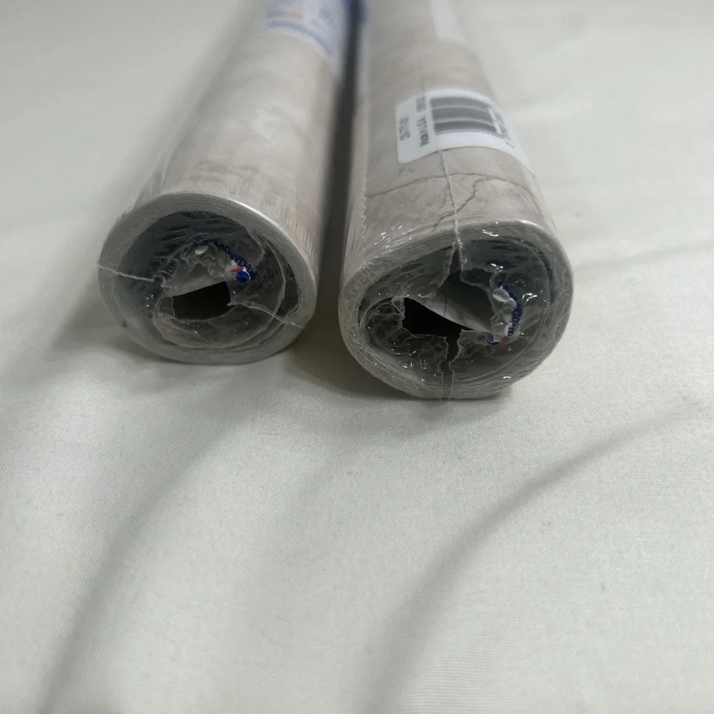 NEW Magic Cover Self-Adhesive Contact Paper Marble Coffee 2 Rolls 9 Ft X 18